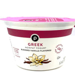 Store Brand Greek Yogurt, Nonfat, Blended Vanilla Flavored, 5.3 oz