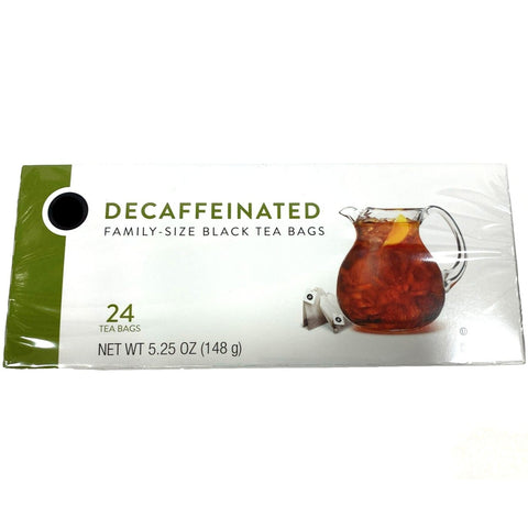 Store Brand Decaffeinated Black Tea, Tea Bags, Family-Size, 24 Count