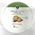 Store Brand Soft Cream Cheese Spread, with Chive & Onion, 8 oz