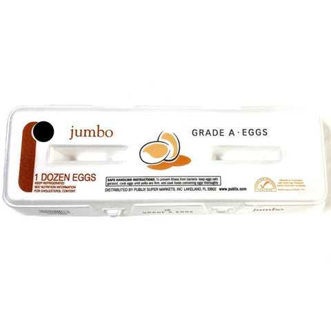 Store Brand Grade A Eggs, Jumbo, 12 Count