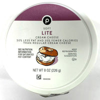 Store Brand Soft Lite Cream Cheese, 8 oz