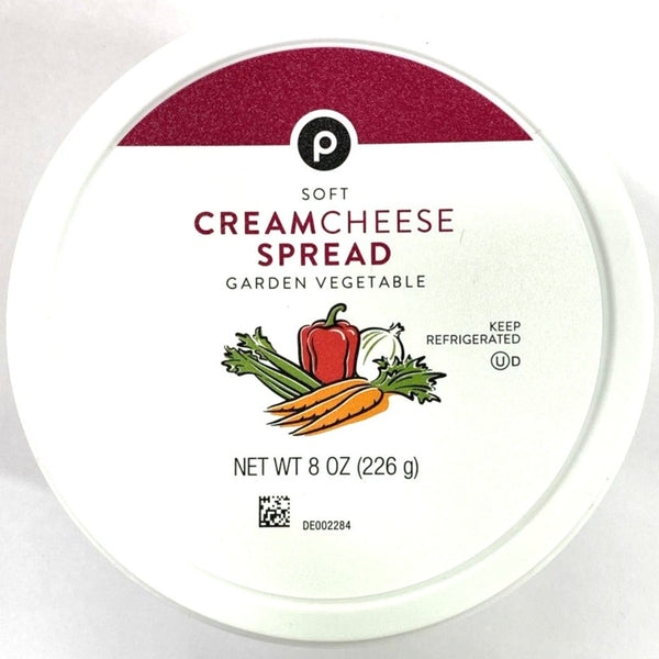 Store Brand Soft Cream Cheese Spread, Garden Vegetable, 8 oz