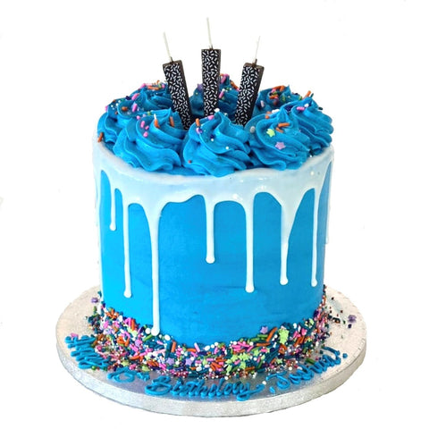 Sprinkle Explosion Birthday Cake