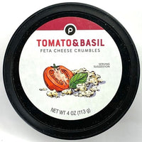 Store Brand Tomato & Basic Feta Cheese Crumbles, 4oz