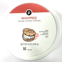 Store Brand Whipped Cream Cheese Spread, 8 oz