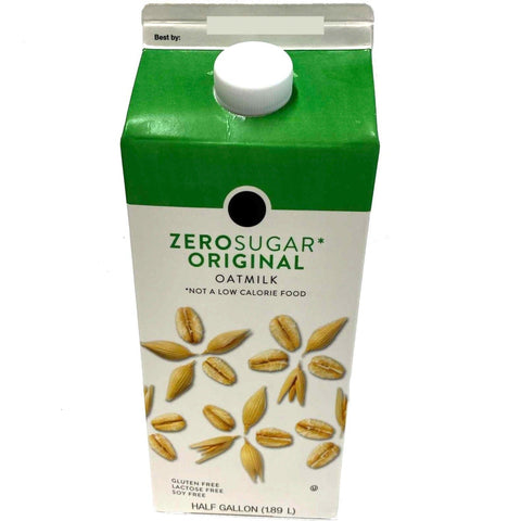 Store Brand Zero Sugar Original Oatmilk, Half Gallon