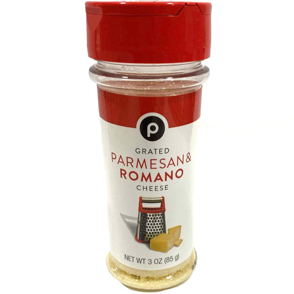 Store Brand Grated Parmesan & Romano Cheese, 3oz