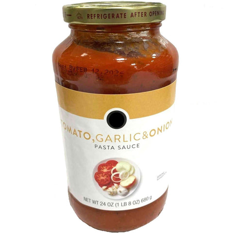 Store Brand Tomato, Garlic & Onion Pasta Sauce, 24 oz