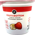 Store Brand Yogurt, Lowfat, Fruit on the Bottom, Strawberry Banana, 6 oz.