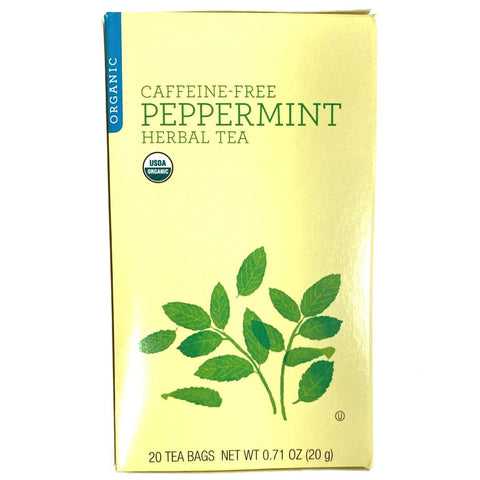 Organic Store Brand Herbal Tea, Caffeine-Free, Peppermint, 20 Count