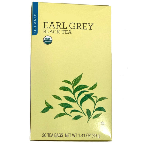 Organic Store Brand Black Tea, Earl Grey, 20 Count