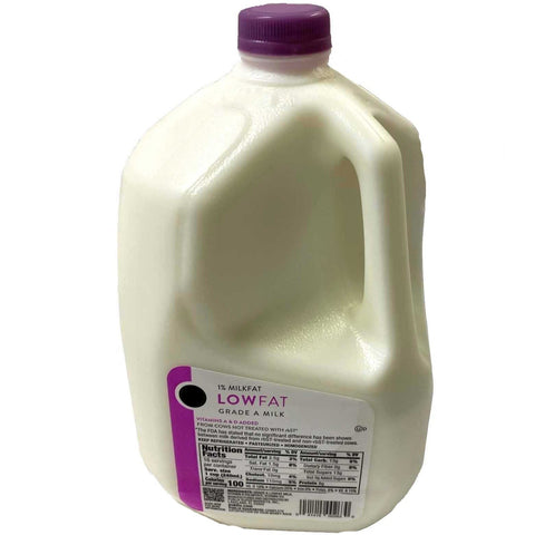 Store Brand Milk, Lowfat, 1% Milk fat, 1 Gallon