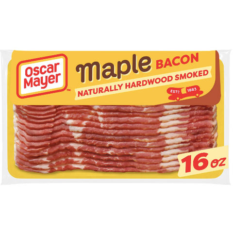 Oscar Mayer Naturally Hardwood Smoked Maple Bacon, 16 oz