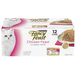 Fancy Feast Chicken Flavor Pate Wet Cat Food, 3 oz., 12 Count