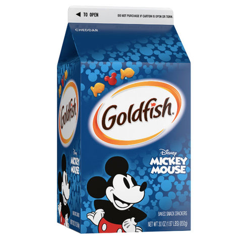 Goldfish Disney Mickey Mouse Cheddar Crackers, 27.3 oz