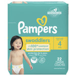 Size 4 hot sale diapers pampers swaddlers