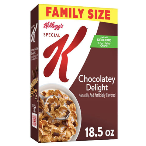 Kellogg's Special K Chocolatey Delight Cold Breakfast Cereal, 18.5 oz