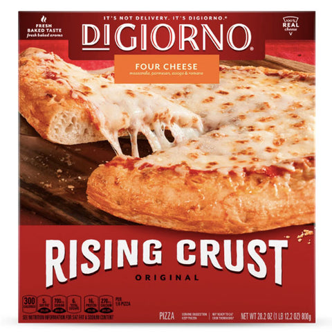 Digiorno Rising Crust Four Cheese Frozen Pizza, 28.2 oz