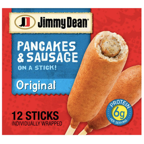 Jimmy Dean Pancakes & Sausage on a Stick, 12 Count