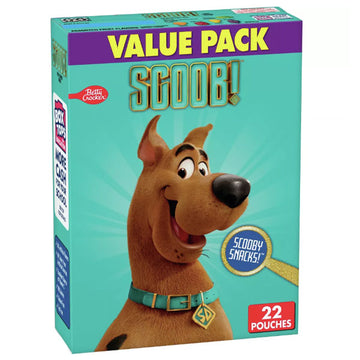 Betty Crocker Scooby Doo Snacks, Fruit Snacks, Value Pack, 22 Count