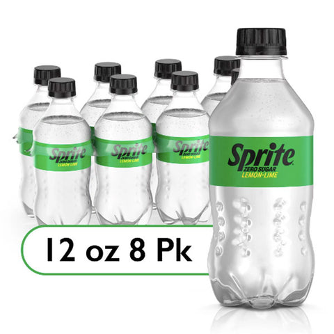 Sprite Zero Sugar Lemon Lime Soda Pop, 12 fl oz, 8 Pack