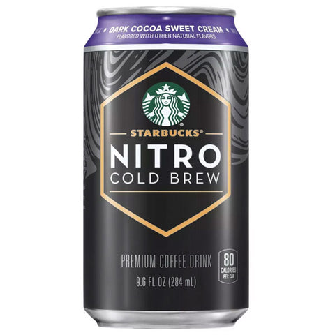 Starbucks Nitro Dark Cocoa Sweet Cream, 9.6 fl oz.