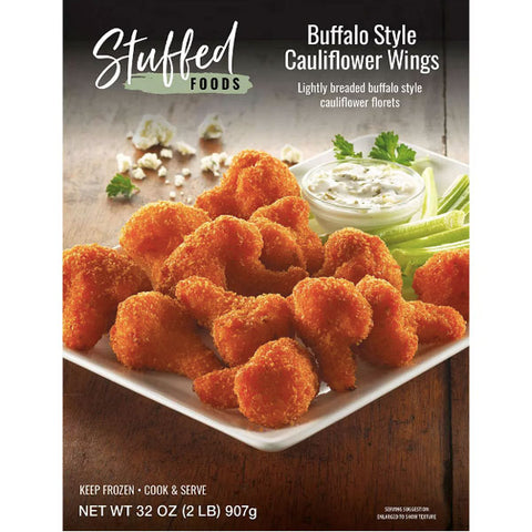 Bread Crumbs Buffalo Cauliflower Bites In Air Fryer Stuffed Foods
