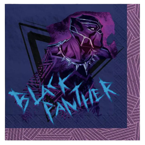 Black Panther Wakanda Forever Paper Lunch Napkins, 16 Count