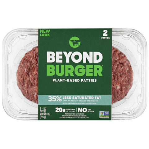 Beyond Meat Burgers, Burger Patties, 8oz, 2 Count