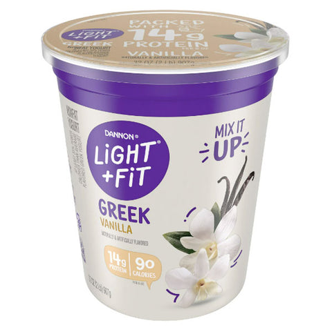 Light + Fit Nonfat Gluten-Free Vanilla Greek Yogurt, 32 Oz.