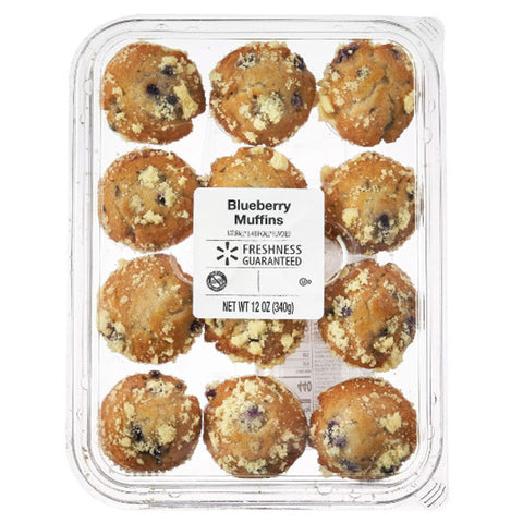 Freshness Guaranteed Blueberry Mini Muffins, 12 oz, 12 Count