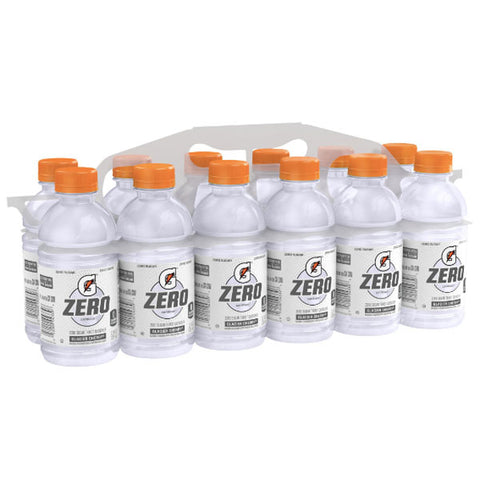 Gatorade G Zero Sugar Glacier Cherry Thirst Quencher Sports Drink, 12 oz, 12 Count