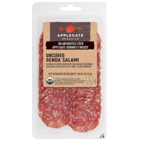 Applegate Organics Uncured Genoa Salami, 4oz