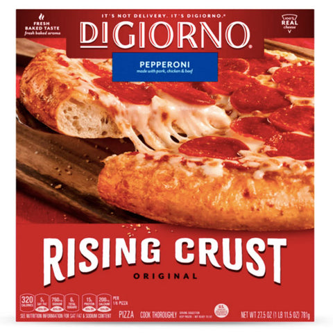 Digiorno Rising Crust Pepperoni Frozen Pizza, 24.7 oz