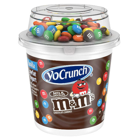 YoCrunch Low Fat Vanilla with M&Ms Yogurt, 6 oz.