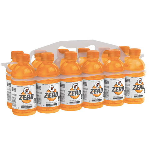 Gatorade G Zero Sugar Orange Thirst Quencher Sports Drink, 12 oz, 12 Count