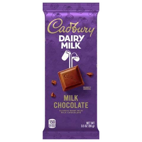 Cadbury Dairy Milk, Milk Chocolate Candy, 3.5 oz