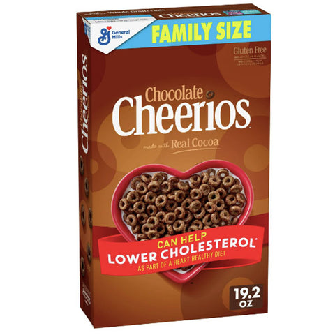 Cheerios Chocolate Cereal, Family Size, 19.2 oz