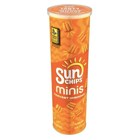 Sun Chips Minis Whole Grain Snacks, Harvest Cheddar Flavored, 3.75 oz.