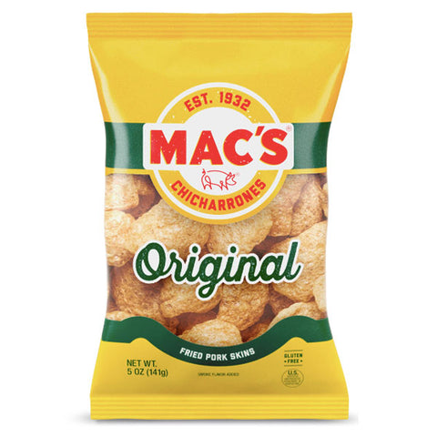 Mac's Original Crispy Fried Pork Skins, 5 oz