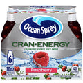Ocean Spray Cran Energy Raspberry Juice, 10 Fl. Oz, 6 Count - Water Butlers