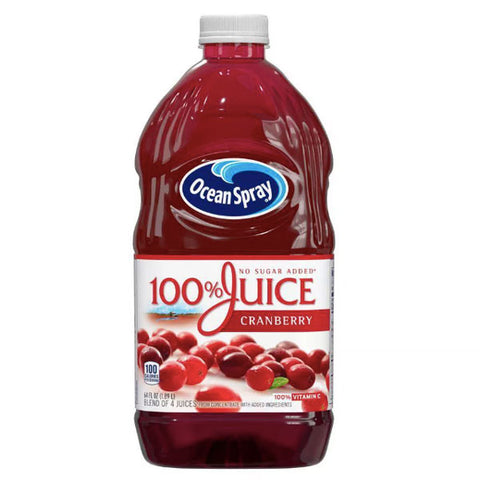 Ocean Spray 100% Juice Cranberry Blend, 64 Fl Oz