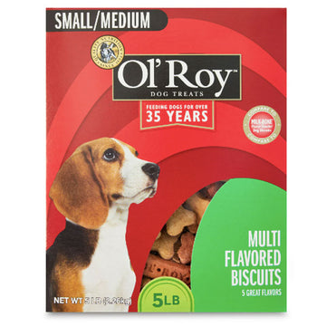 Ol' Roy Multi Flavored Biscuits for Small and Medium Breeds, 5 lb