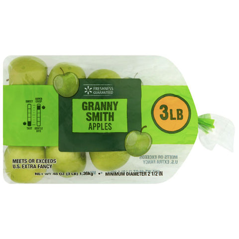 Freshness Guaranteed Granny Smith Apples, 3 lb Bag