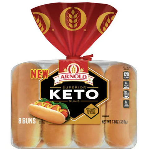 Arnold Keto Hotdog Buns, 12 oz, 8 count