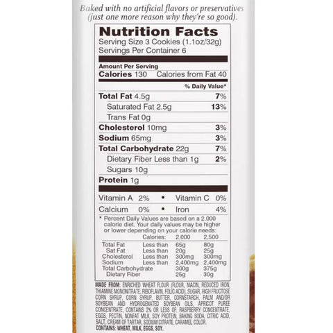 Pepperidge Farm Apricot Raspberry Thumbprint Cookies, 6.75oz - Water Butlers