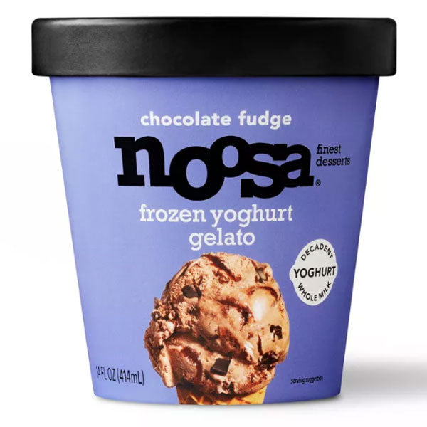 Noosa Frozen Yogurt Gelato Chocolate Fudge, 14oz