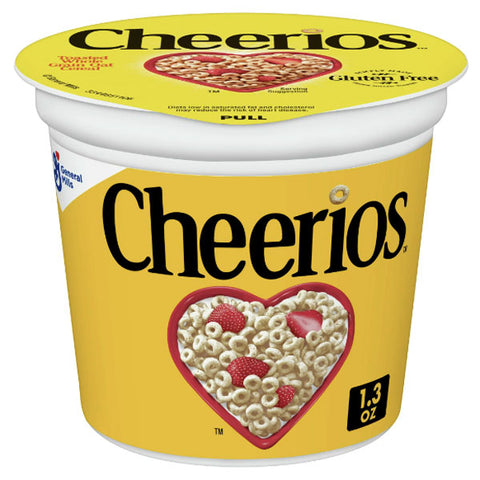 Original Cheerios Heart Healthy Breakfast Cereal Cup 1.3 oz