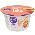 Dannon Light + Fit Nonfat Gluten-Free Peach Greek Yogurt, 5.3 Oz.