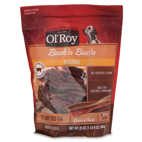 Ol Roy Bark n Bac n Dog Treats Original 25 oz Water Butlers